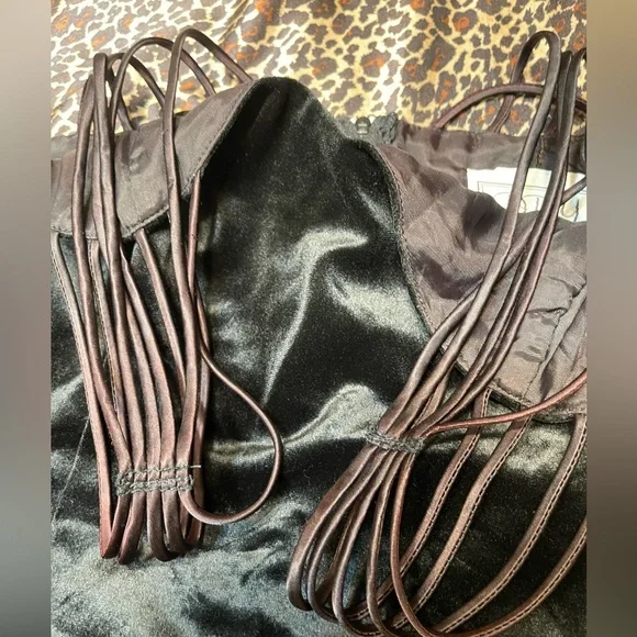 Vintage D.B.Y. Crushed Velvet Mini Dress - Picture 13 of 16